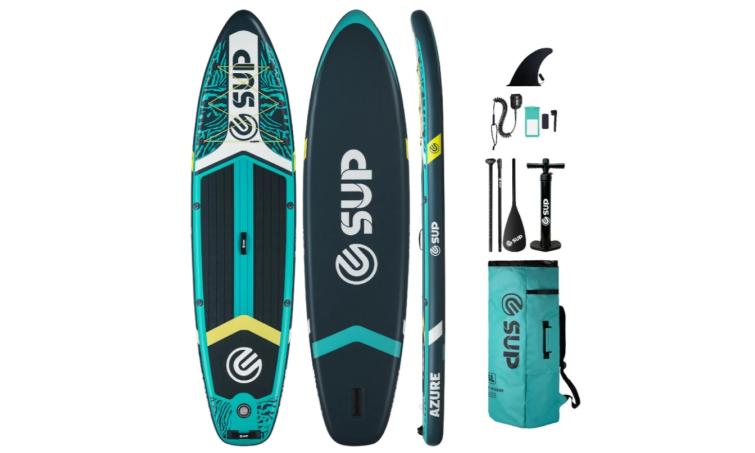 Сапборд двухслойный E-SUP AZURE 11' (335х84х15 см) для серфинга и отдыха