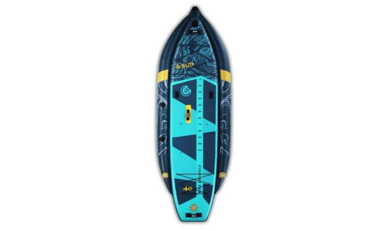 Каяк-сапборд надувной E-SUP TRANQUIL 335x119x15 см для рыбалки